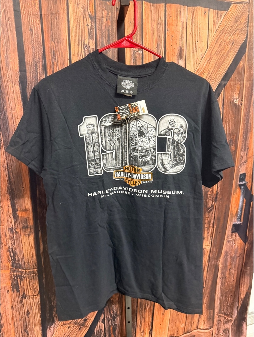 Harley-Davidson Museum 1903 Black Cotton T-Shirt Medium